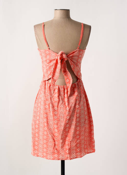 Robe courte rose PIECES pour femme