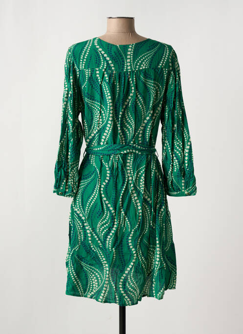 Robe courte vert LA PETITE ETOILE pour femme
