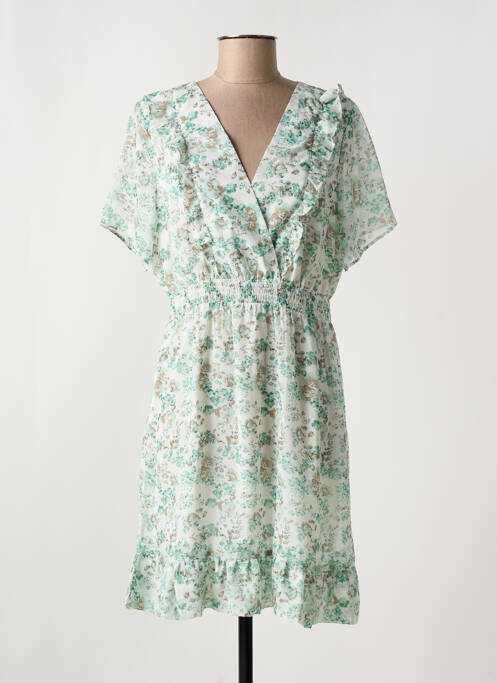 Robe courte vert MOD.STYLE pour femme