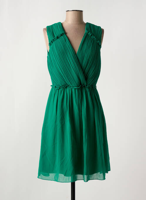 Robe courte vert VILA pour femme