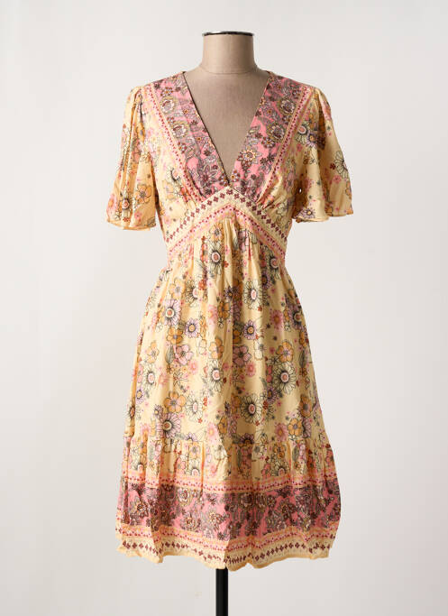 Robe mi-longue beige IN APRIL 1986 pour femme