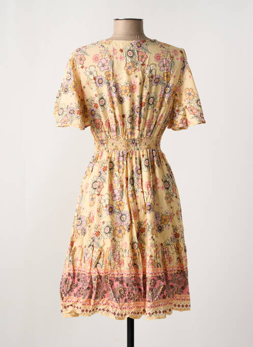 Robe mi-longue beige IN APRIL 1986 pour femme