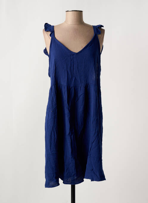 Robe mi-longue bleu MOLLY BRACKEN pour femme