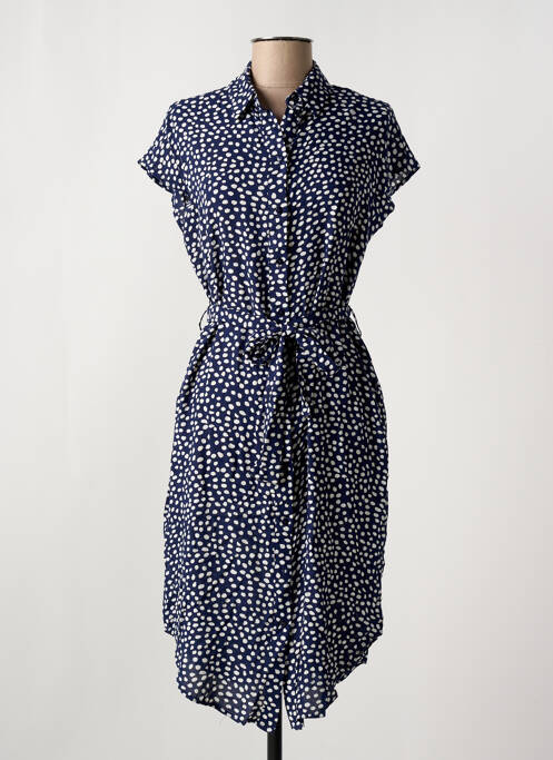 Robe mi-longue bleu PIECES pour femme