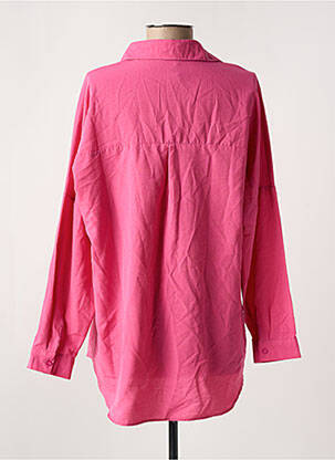 Chemisier coupe droite manches longues rose BIG DART femme