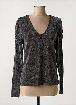 Top stretch manches longues noir VILA femme