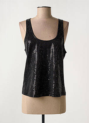Top stretch fines bretelles noir LA PETITE ETOILE femme
