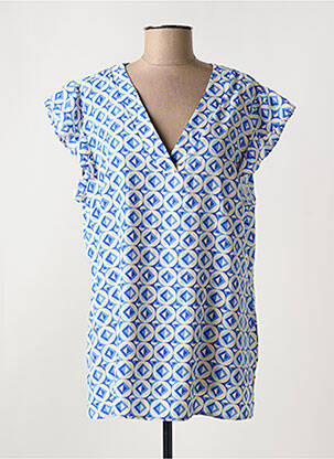 Blouse bleu NOUGAT pour femme