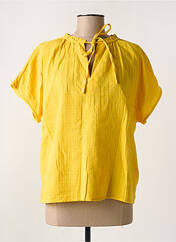 Blouse jaune VILA pour femme seconde vue