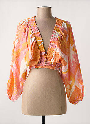 Blouse orange L'ESSTIEL pour femme