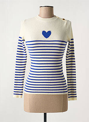 Pull bleu IN APRIL 1986 pour femme