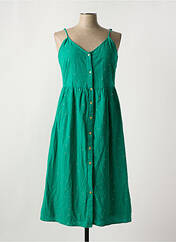 Robe mi-longue vert PIECES pour femme seconde vue