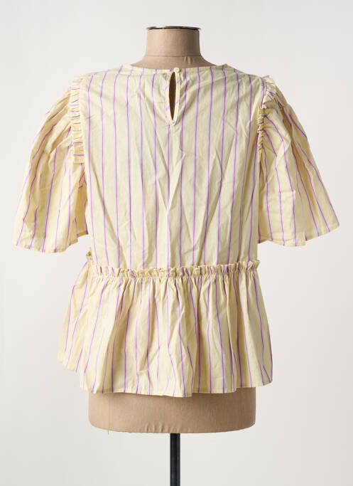 Blouse beige PIECES pour femme