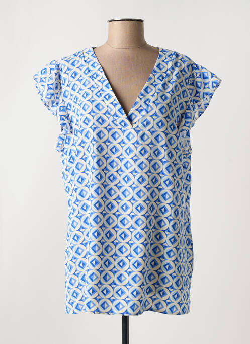 Blouse bleu NOUGAT pour femme