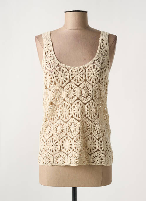 Top beige VILA pour femme