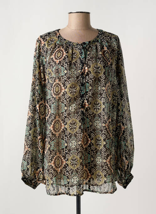 Tunique manches longues noir MOLLY BRACKEN pour femme