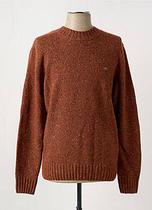 Pull stretch manches longues orange FYNCH-HATTON homme