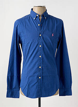 Chemise manches longues coupe cintrée bleu RALPH LAUREN homme