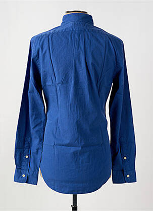 Chemise manches longues coupe cintrée bleu RALPH LAUREN homme