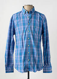 Chemise manches longues poches bleu FYNCH-HATTON homme