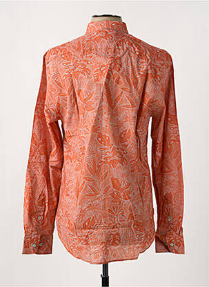 Chemise manches longues coupe cintrée orange VICOMTE ARTHUR homme
