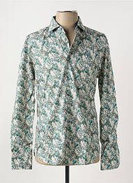 Chemise manches longues coupe cintrée vert VICOMTE ARTHUR homme