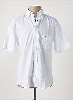 Chemise manches courtes poches blanc FYNCH-HATTON homme