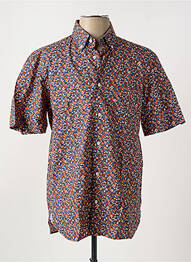 Chemise manches courtes poches bleu EDEN PARK homme