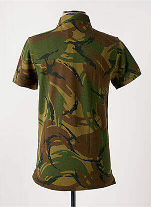 Polo stretch manches courtes vert RALPH LAUREN homme