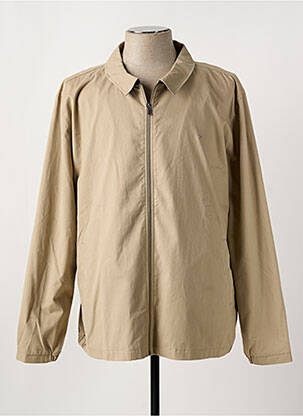 Veste casual fermeture boutonnée sur le devant beige EDEN PARK homme