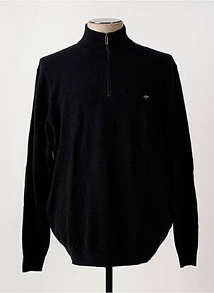 Pull stretch manches longues noir FYNCH-HATTON homme