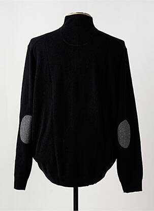 Pull stretch manches longues noir FYNCH-HATTON homme