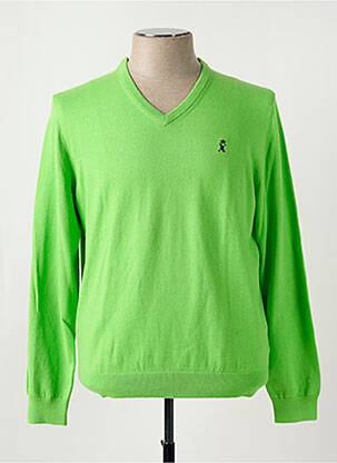 Pull stretch manches longues vert VICOMTE ARTHUR homme