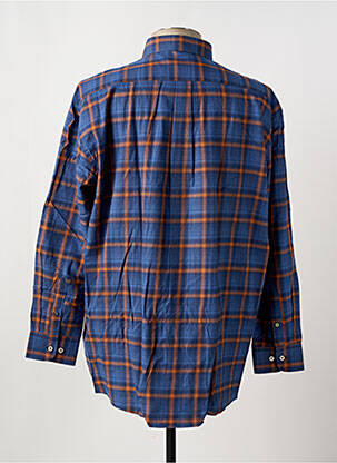 Chemise manches longues poches bleu FYNCH-HATTON homme