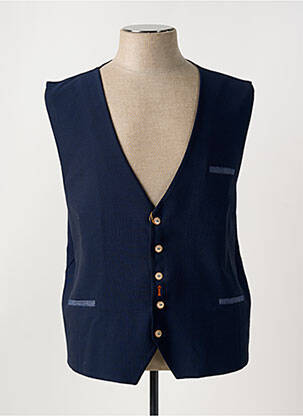 Gilet sans manche poches bleu A FISH NAMED FRED homme