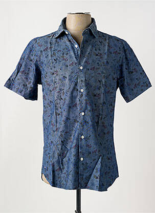 Chemise manches courtes bleu EDEN PARK pour homme