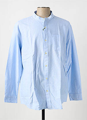Chemise manches longues bleu BARBOUR pour homme