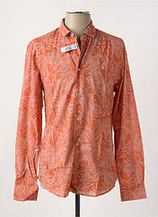 Chemise manches longues orange VICOMTE ARTHUR pour homme seconde vue