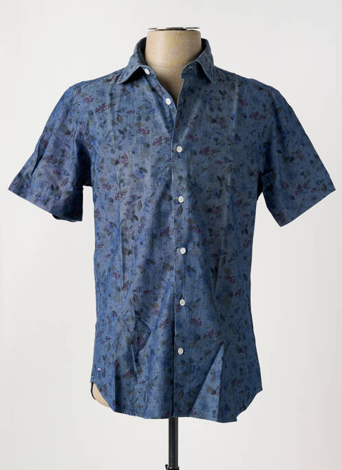 Chemise manches courtes bleu EDEN PARK pour homme