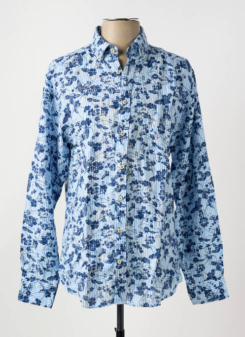 Chemise manches longues bleu FYNCH-HATTON pour homme