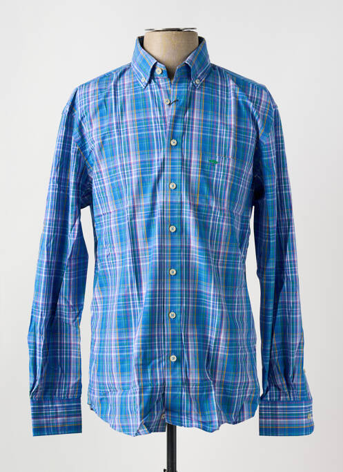 Chemise manches longues bleu FYNCH-HATTON pour homme