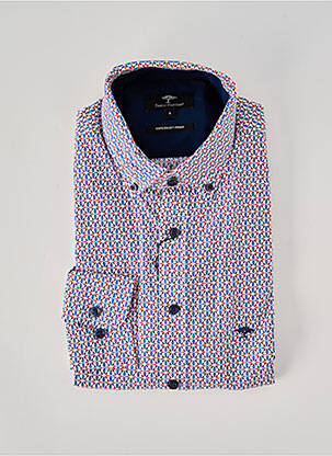 Chemise manches longues imprimé fantaisie blanc FYNCH-HATTON homme