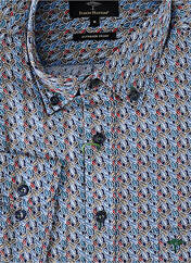 Chemise manches longues bleu FYNCH-HATTON homme seconde vue