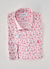 Chemise manches longues rouge VICOMTEA homme seconde vue