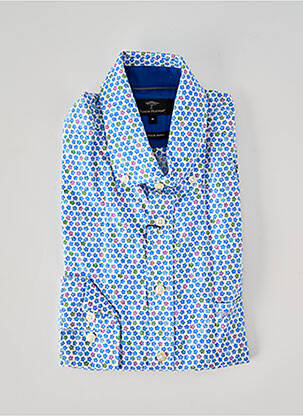 Chemise manches longues imprimé fantaisie bleu FYNCH-HATTON homme