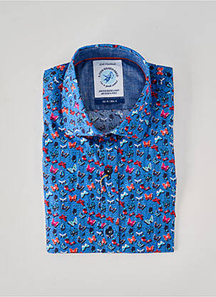 Chemise manches longues bleu A FISH NAMED FRED homme