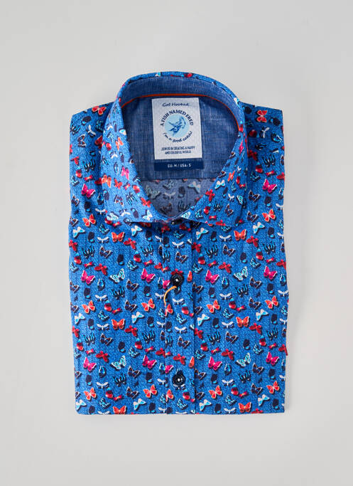 Chemise manches longues bleu A FISH NAMED FRED homme