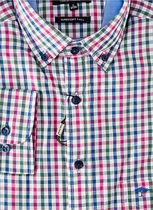 Chemise manches longues coupe droite blanc FYNCH-HATTON homme