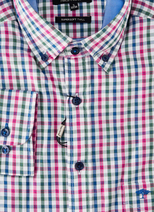 Chemise manches longues coupe droite blanc FYNCH-HATTON homme