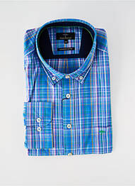 Chemise manches longues coupe droite bleu FYNCH-HATTON homme
